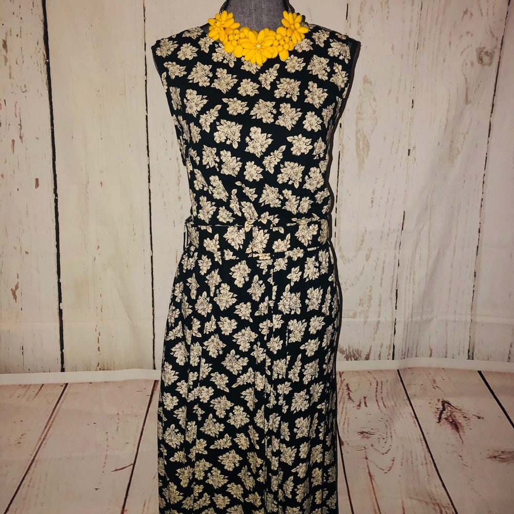 BNWT Adrian Jordan Belted Dress